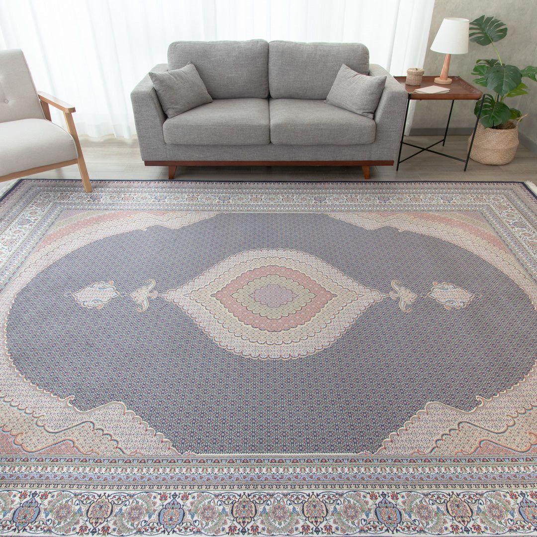 【百貨店SALE30%OFF】【発祥地ペルシャ産】250×350珊 イラン引っ敷き（機械織） 大型リビング大きさ（貨物輸送無料 愛くるしい 今めかしい 引っ敷き 引っ敷き バンブーシルク ジーメンスダル イラン）◆No1003