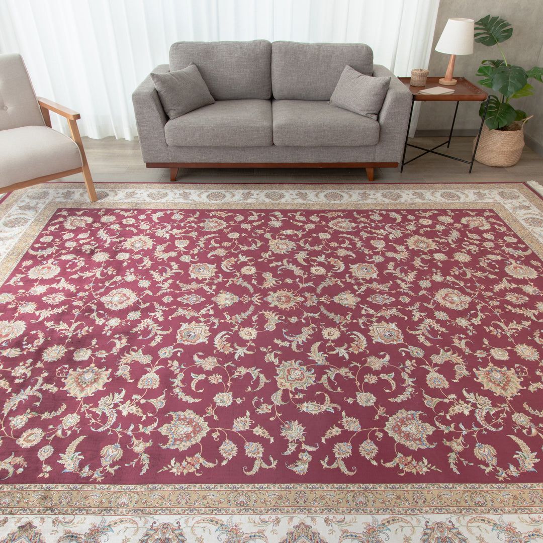 【百貨店SALE30%OFF】【発祥地ペルシャ産】250×350珊 イラン引っ敷き（機械織） 大型リビング大きさ（貨物輸送無料 愛くるしい 今めかしい 引っ敷き 引っ敷き バンブーシルク ジーメンスダル イラン）◆No1006