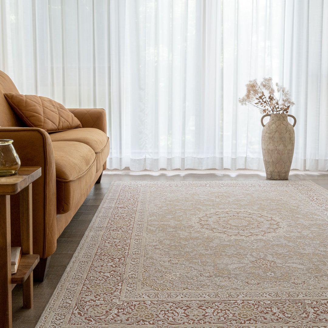 未使用品 高級 上質 シルク ペルシャ絨毯 イラン産 ヤズド 200×250 最高級ペルシャ絨毯シルク100%ラグサイズ60007、イラン製シルクラグ