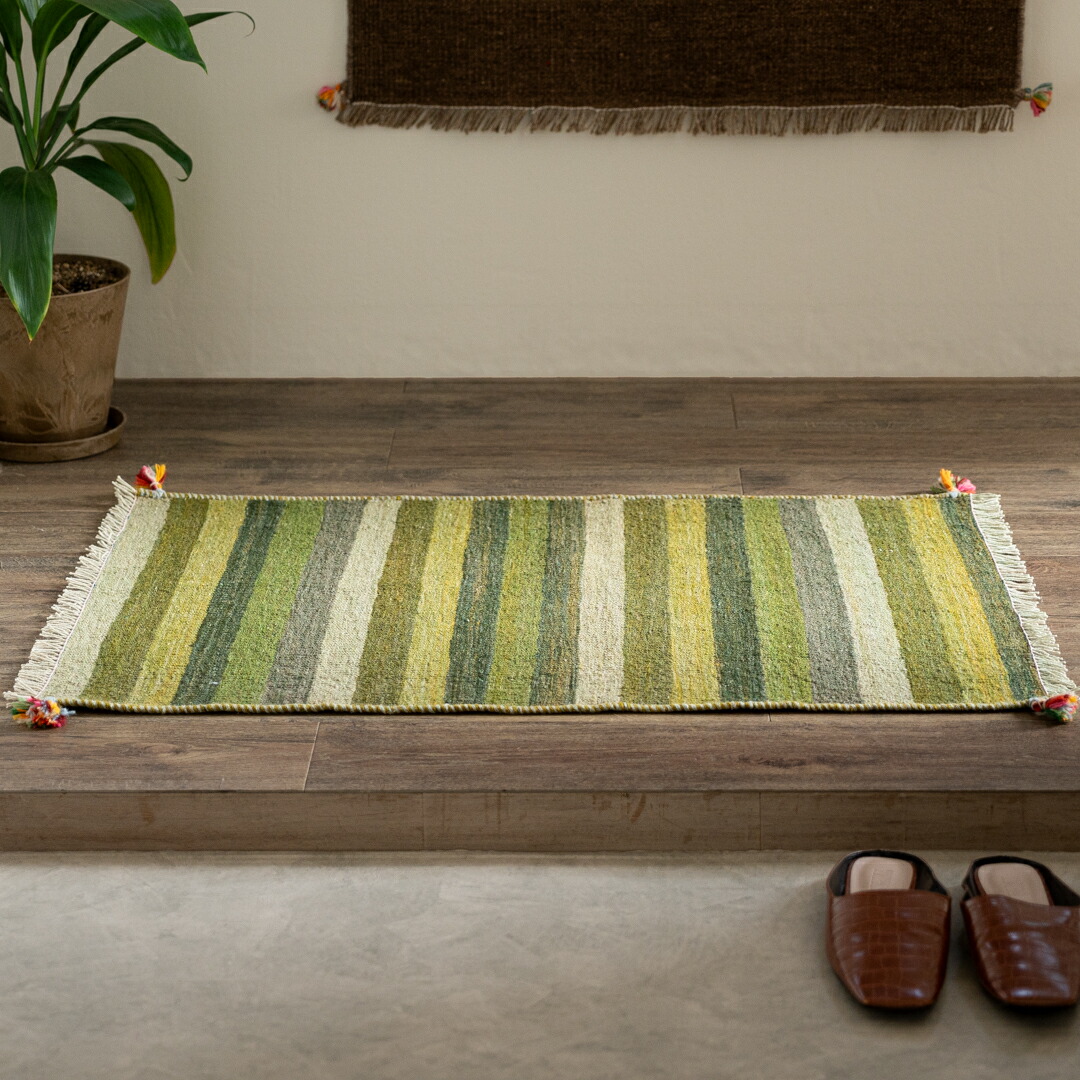 【発祥地ペルシャ産】キリム 61×90糎 部屋の入り口つや消し（貨物輸送無料 手織り 生まれながら染め料 可愛らしい 今めかしい 引っ敷き 引っ敷き イラン 羊毛100% ヴェラミン産）
