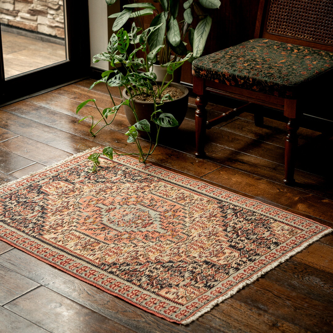 楽天市場】【本場イラン産】85×85cm キリム 玄関マット他（送料無料