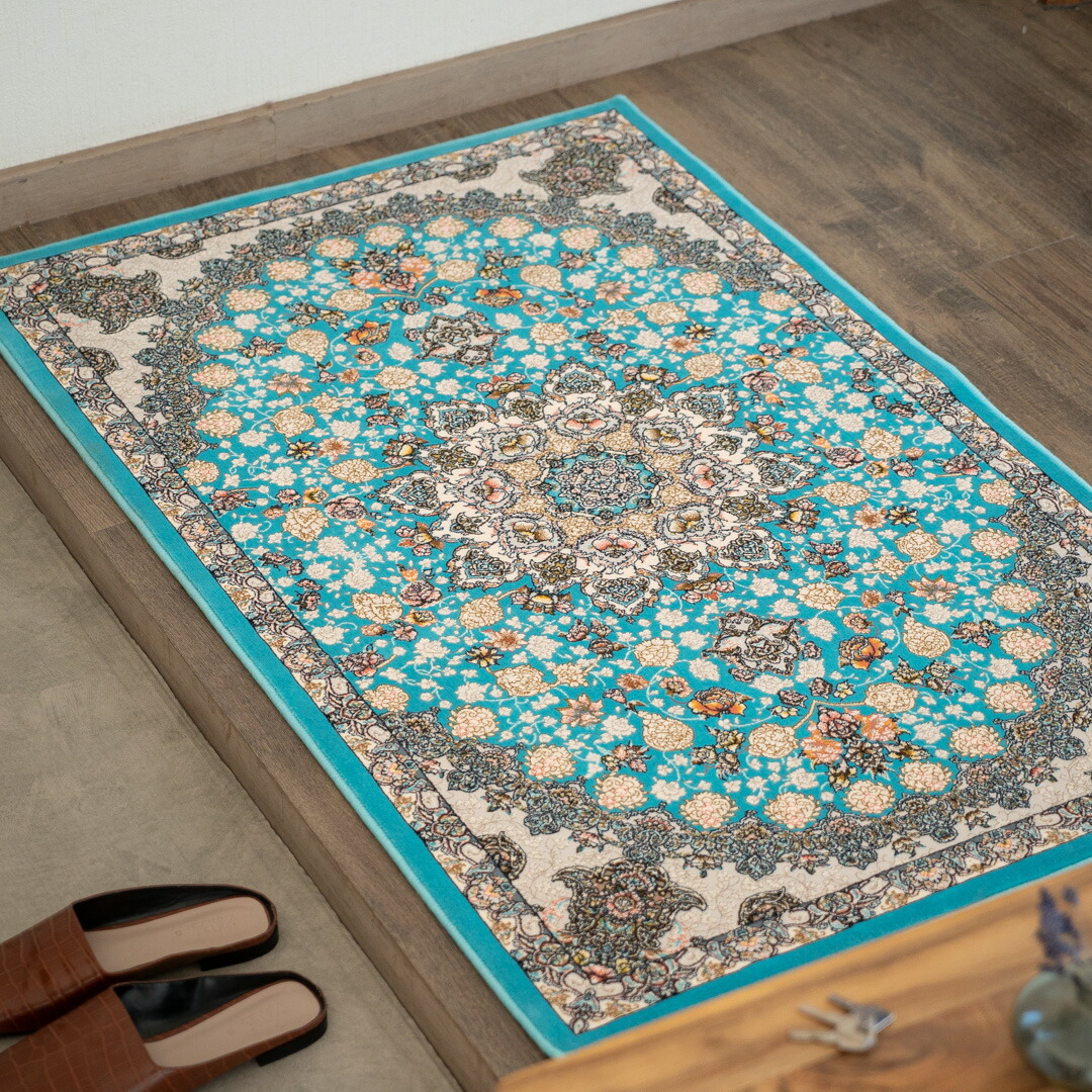 専用！144万ノット！本場イラン産 絨毯！ 約150×225cm-200641