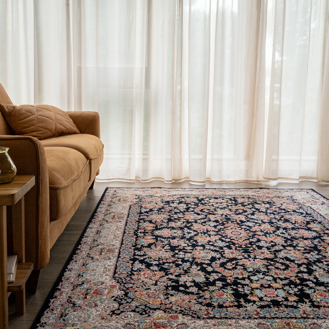 専用！輝く、多色織絨毯！本場イラン産150×225cm‐201011 170万ノット！輝く、多色織絨毯！本場イラン産150×225cm -201051