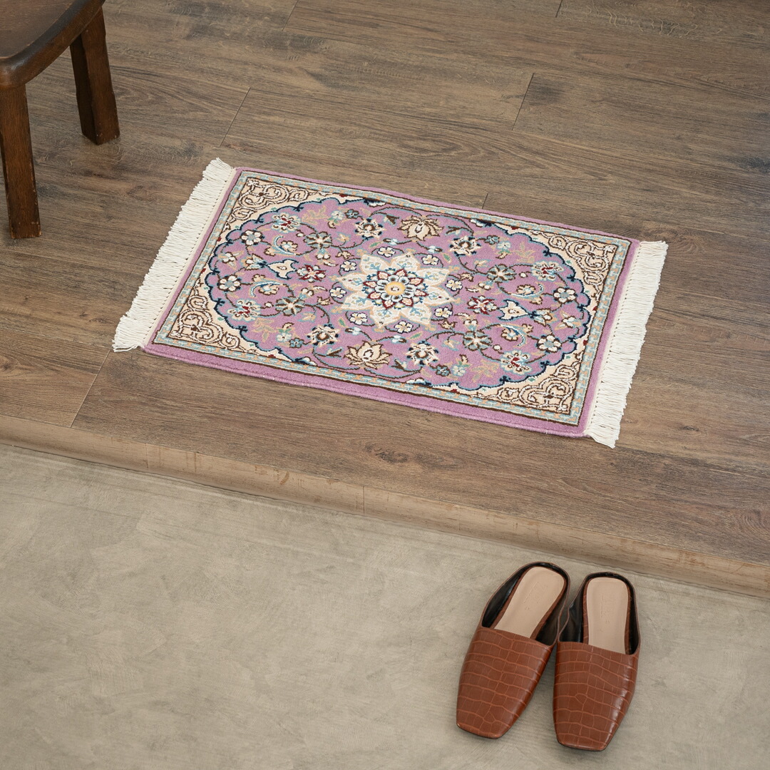 楽天市場】【ペルシャ手織り絨毯】40×60cm ナイン産（送料無料 手織り