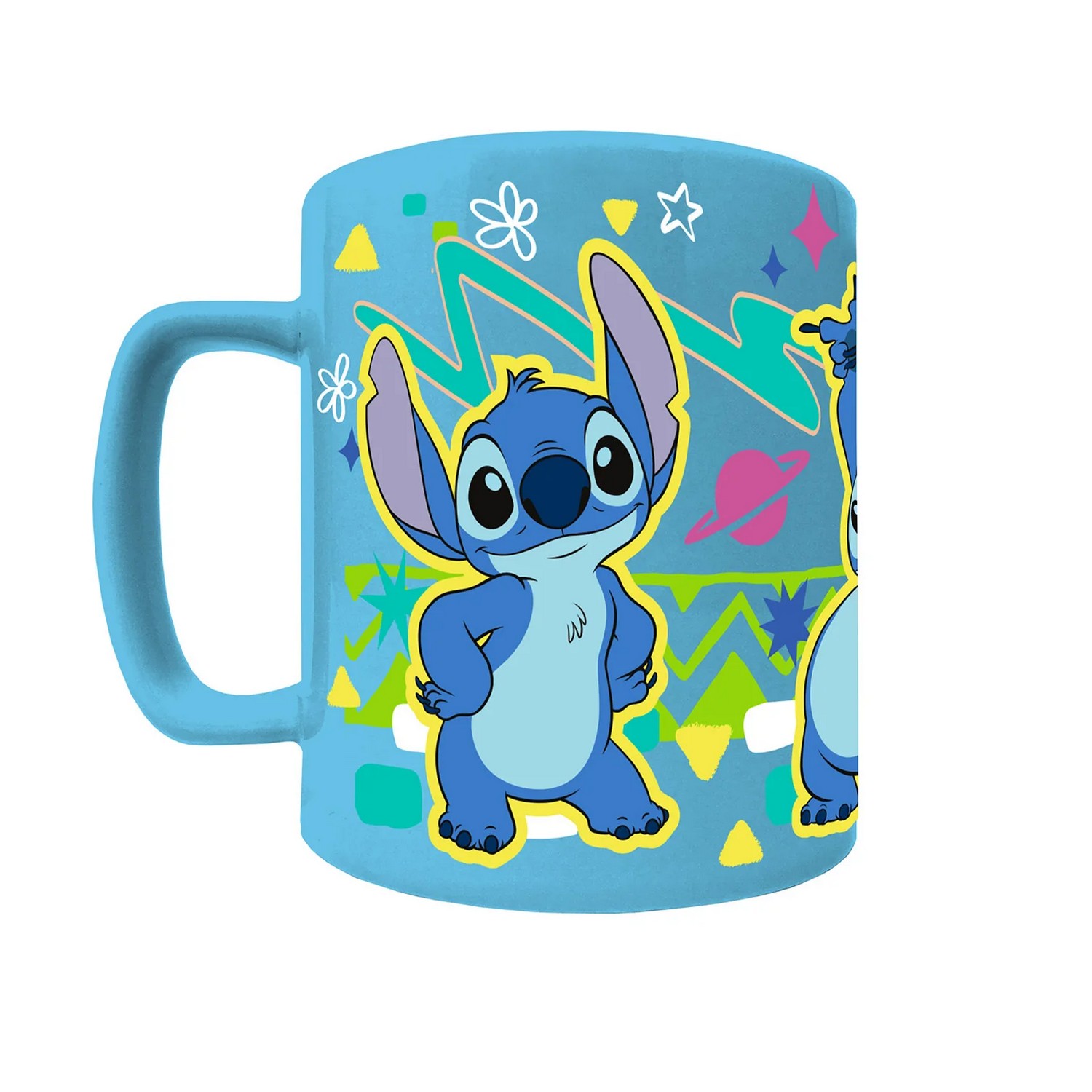 (リロ・アンド・スティッチ) Lilo and Stitch オフィシャル商品 キッズ・子供用 ふかふか マグ マグカップ コップ 440ml 【海外通販】画像