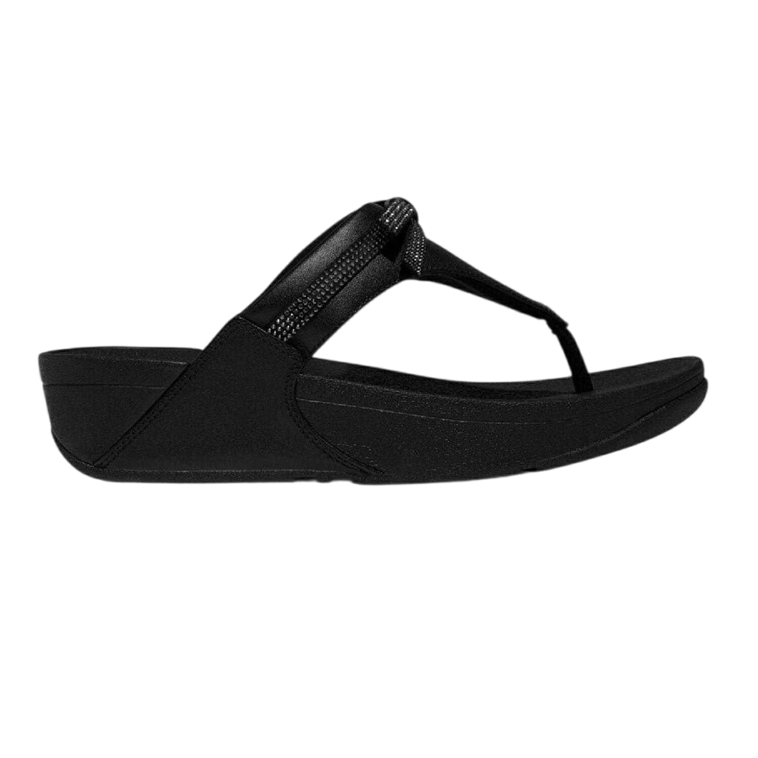 (フィットフロップ) FitFlop レディース Lulu Glitter Bow サンダル レザー トウポスト ウェッジ 婦人サンダル カジュアルサンダル 【海外通販】|Pertemba Japan