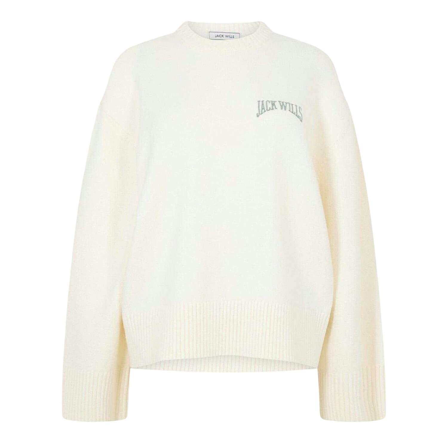 (ジャック・ウィルス) Jack Wills レディース Arched ロゴ オーバーサイズ 長袖 ニットセーター プルオーバー トップス 【海外通販】｜Pertemba Japan