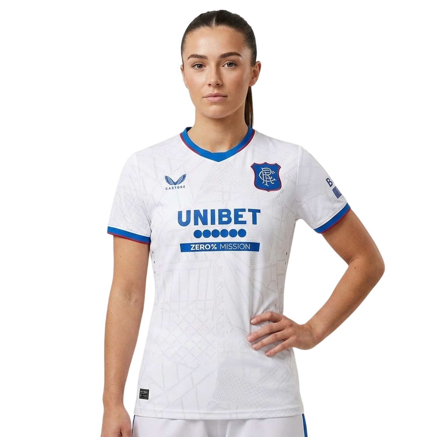 (カストレ) Castore レンジャーズ フットボールクラブ Rangers FC オフィシャル商品 レディース アウェー 半袖 サッカーシャツ ジャージトップ トレーニングシャツ 【海外通販】｜Pertemba Japan