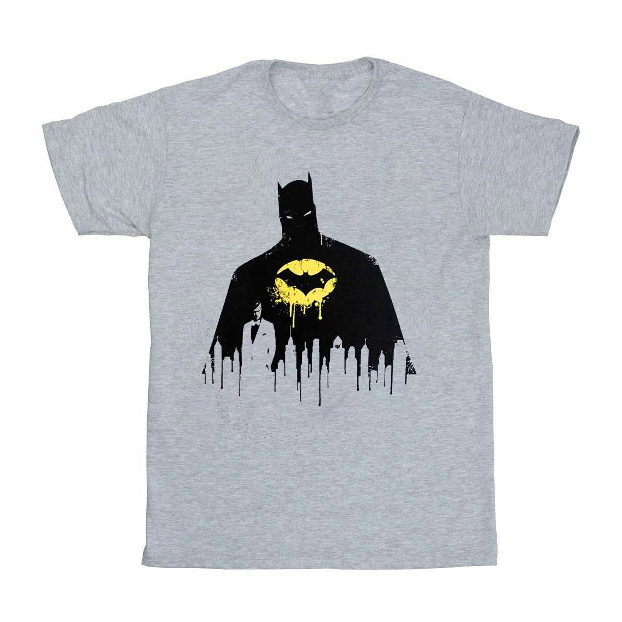 BATMAN バットマンロゴ Tシャツ DC バットシグナル L アメコミ 80s BAD