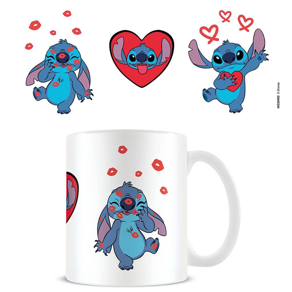 (リロ・アンド・スティッチ) Lilo & Stitch オフィシャル商品 Love マグカップ コップ 【海外通販】画像