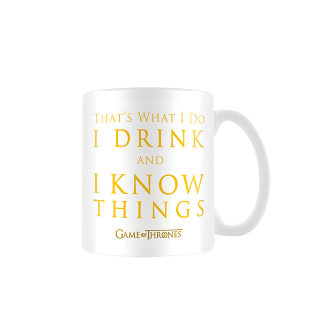 (ゲーム・オブ・スローンズ) Game Of Thrones オフィシャル商品 Drink & Know Things マグカップ コップ 【海外通販】画像