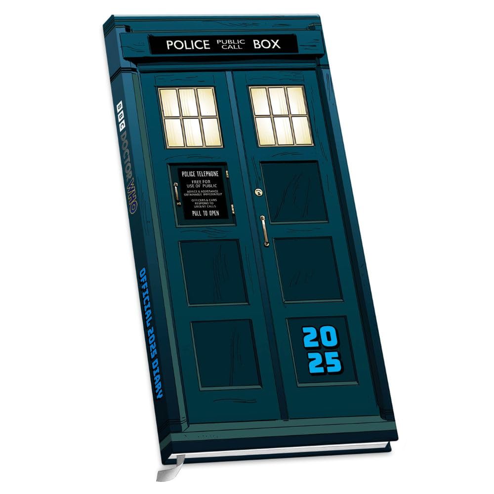 (ドクター・フー) Doctor Who オフィシャル商品 2025 Tardis ノート メモ スケジュール帳 【海外通販】画像