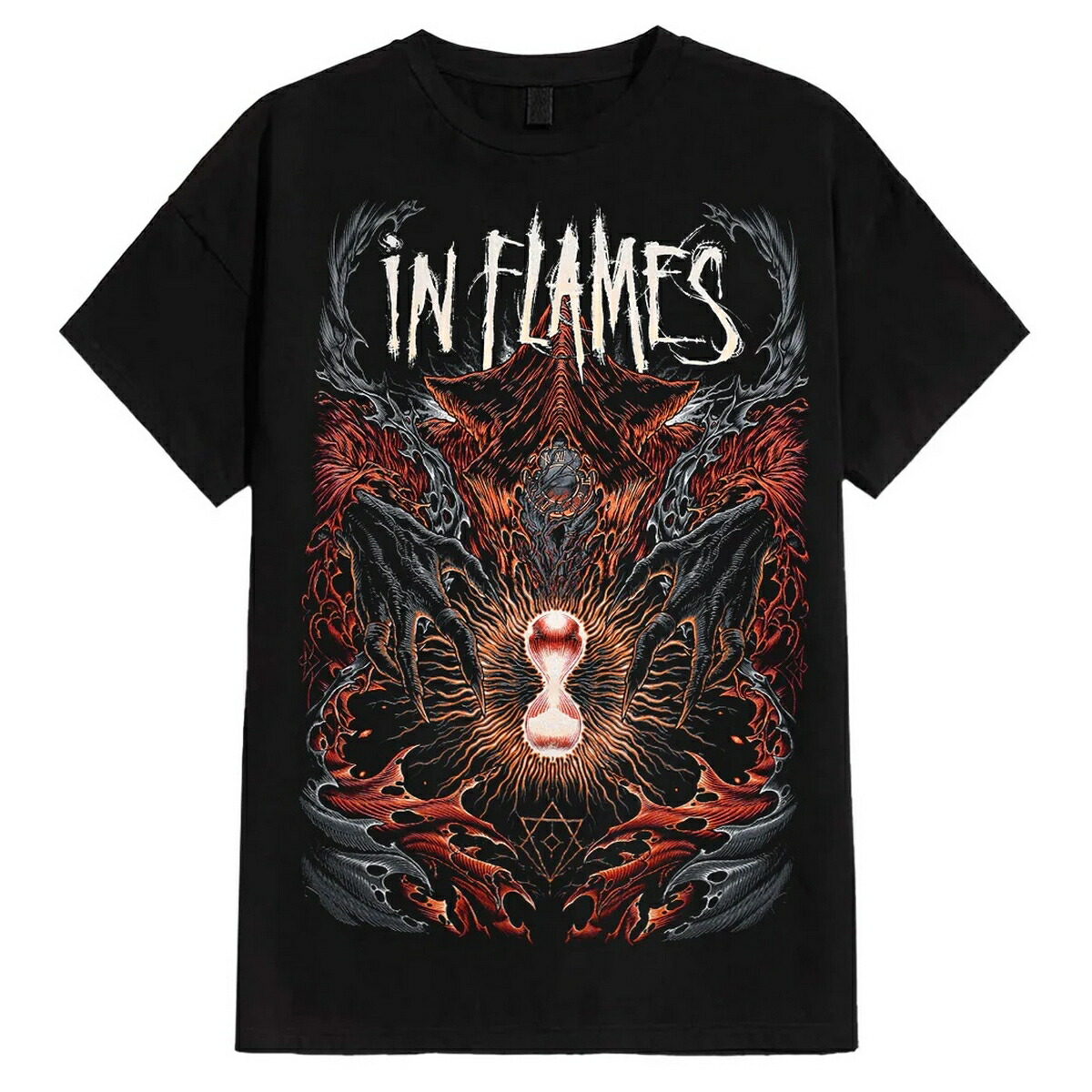 楽天市場】IN FLAMES インフレイムスWHORACLE オフィシャル バンドT