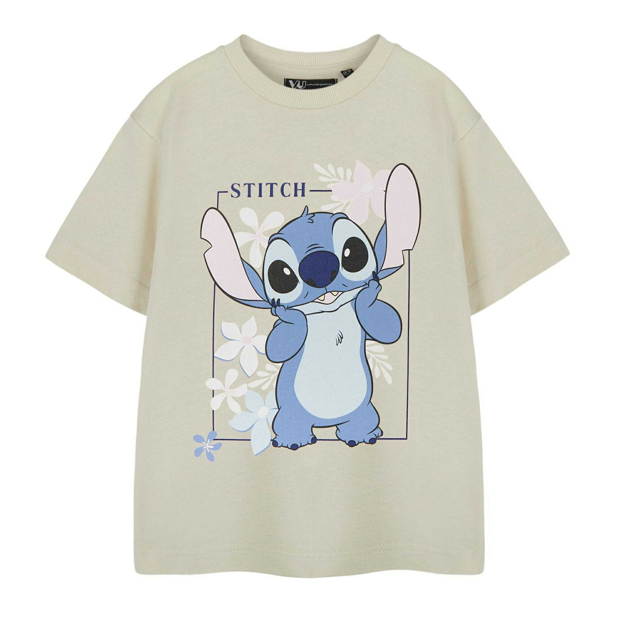 (リロ・アンド・スティッチ) Lilo & Stitch オフィシャル商品 キッズ・子供 ガールズ Tシャツ スティッチ 半袖 トップス 【海外通販】画像