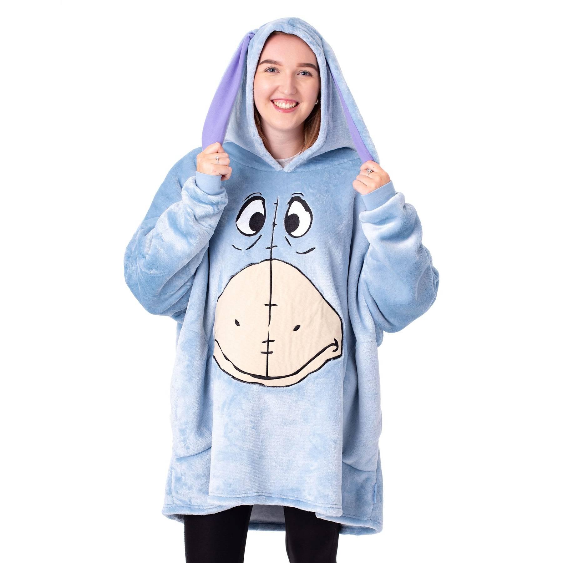 (クマのプーさん) Winnie the Pooh オフィシャル商品 レディース イーヨー パーカー ブランケット フード付き 【海外通販】｜Pertemba Japan