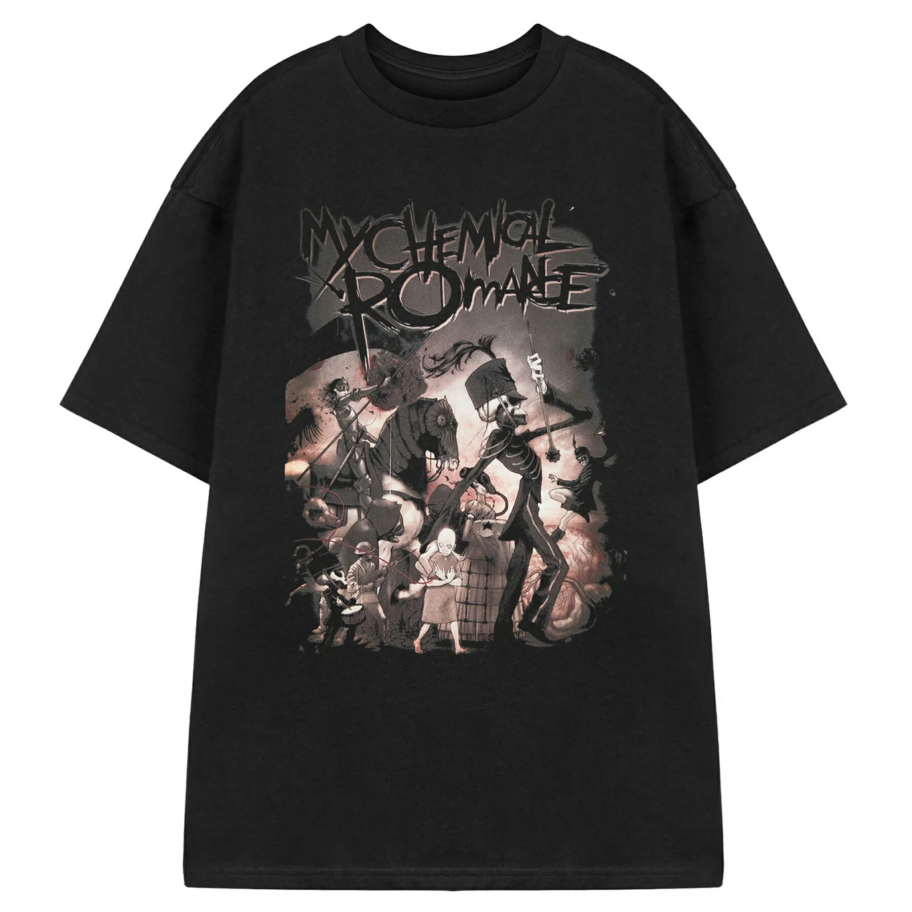 【希少】 My chemical romance 公式Tシャツ ブラック S Amazon | My Chemical Romance T Shirt ブラック Parade March
