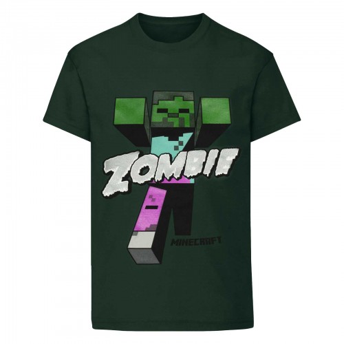 楽天市場 マインクラフト Minecraft オフィシャル商品 キッズ 子供 ボーイズ Beware Zombie Tシャツ 半袖 カットソー トップス 楽天海外直送 Pertemba Japan