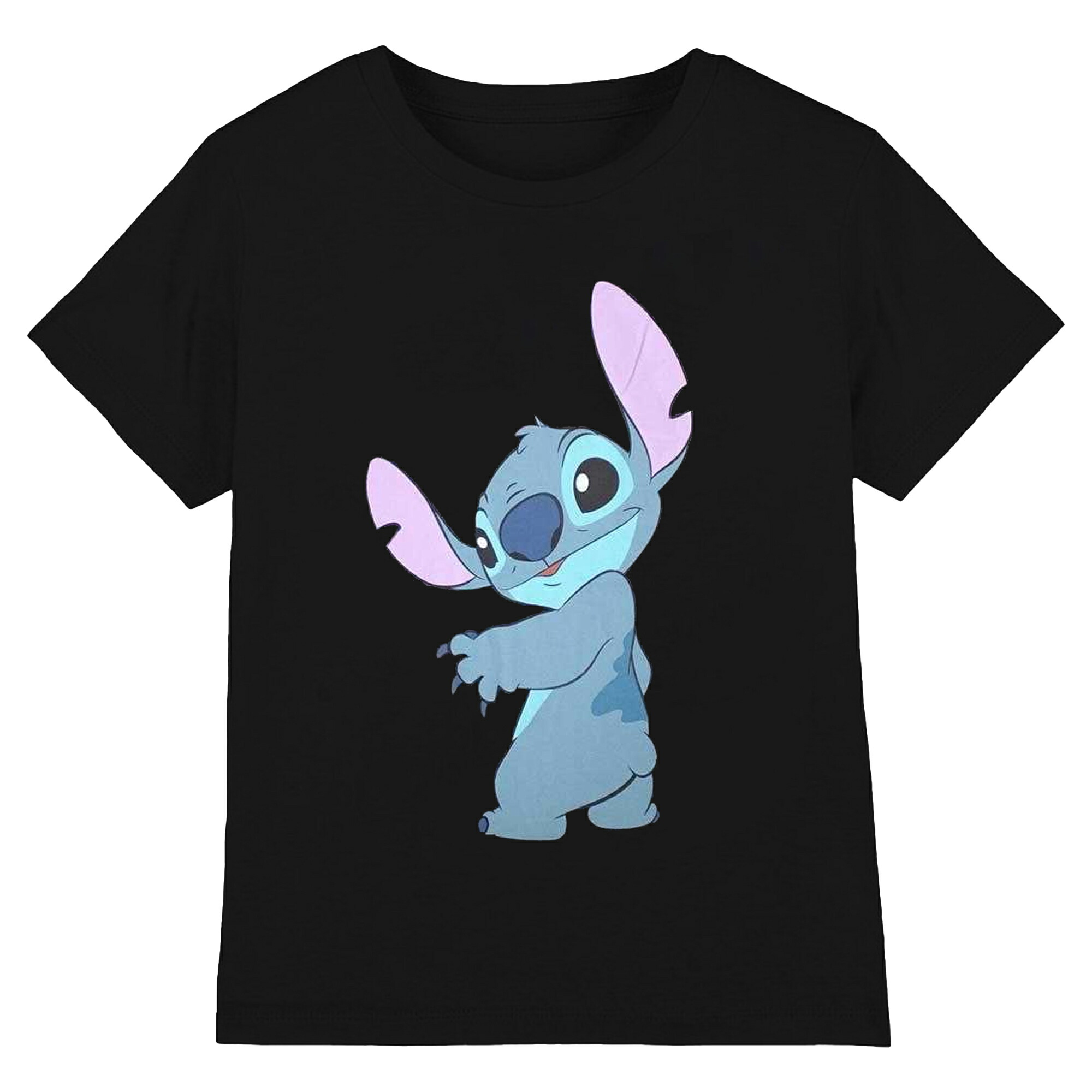 (リロ・アンド・スティッチ) Lilo & Stitch オフィシャル商品 ユニセックス Stitch Turn Tシャツ 半袖 トップス 【海外通販】画像