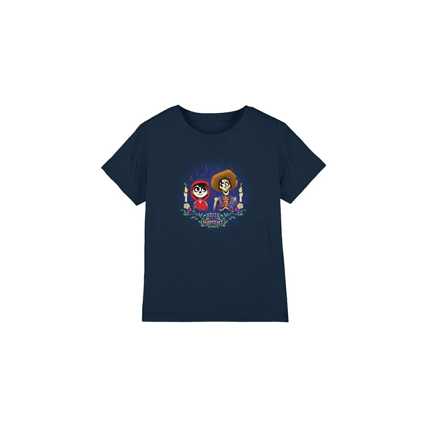 (リメンバー・ミー) Coco オフィシャル商品 キッズ・子供 Seize Your Moment Tシャツ ミゲル ヘクター 半袖 トップス 【海外通販】画像