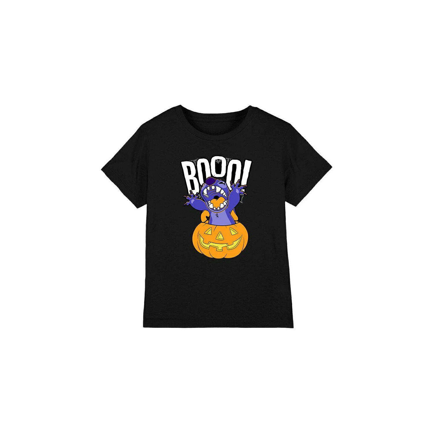 (リロ・アンド・スティッチ) Lilo & Stitch オフィシャル商品 キッズ・子供 Laughing Tシャツ パンプキン 半袖 トップス 【海外通販】画像