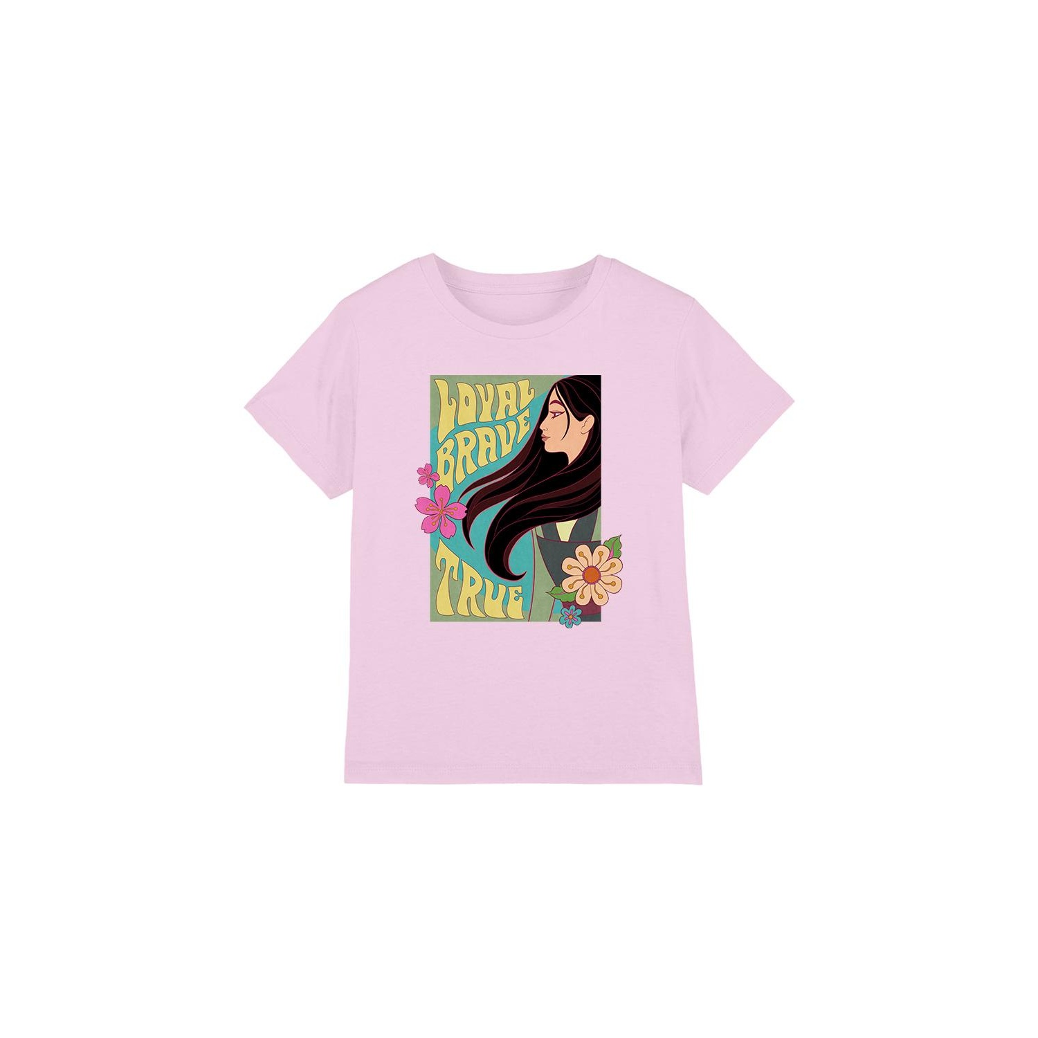 (ムーラン) Mulan オフィシャル商品 キッズ・子供 Loyal Brave True Tシャツ 半袖 トップス 【海外通販】画像