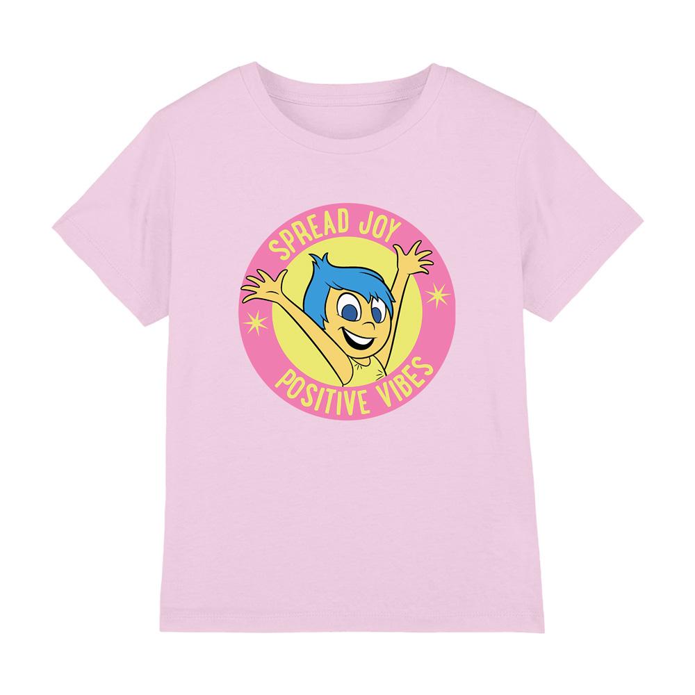 (インサイド・ヘッド2) Inside Out 2 オフィシャル商品 キッズ・子供 Positive Vibes Tシャツ ヨロコビ 半袖 トップス 【海外通販】画像