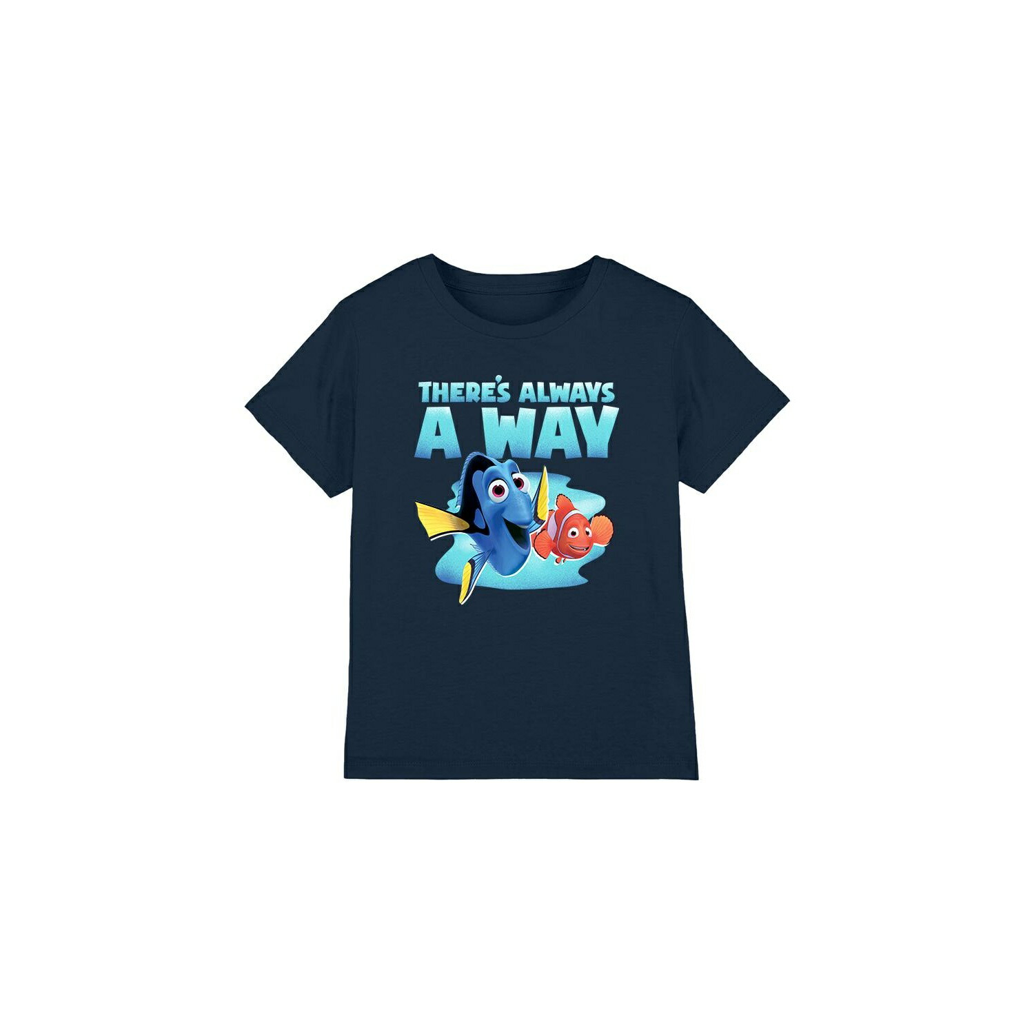 (ファインディング・ニモ) Finding Nemo オフィシャル商品 キッズ・子供 There's Always A Way Tシャツ ドリー ニモ 半袖 トップス 【海外通販】画像