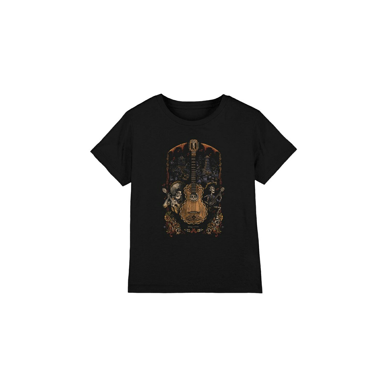(リメンバー・ミー) Coco オフィシャル商品 キッズ・子供 エルネスト ミゲル ヘクター Tシャツ ペイント ポスター 半袖 トップス 【海外通販】画像