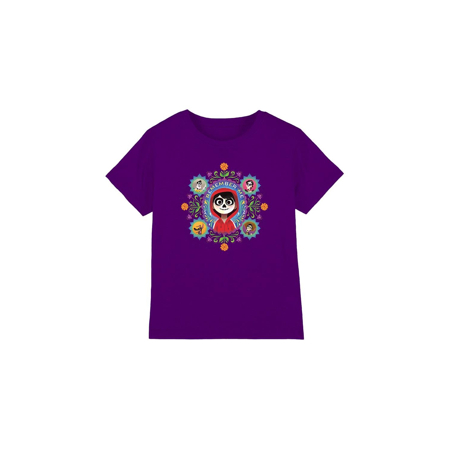 (リメンバー・ミー) Coco オフィシャル商品 キッズ・子供 Remember Me Tシャツ ミゲル エルネスト イメルダ ヘクター 半袖 トップス 【海外通販】画像