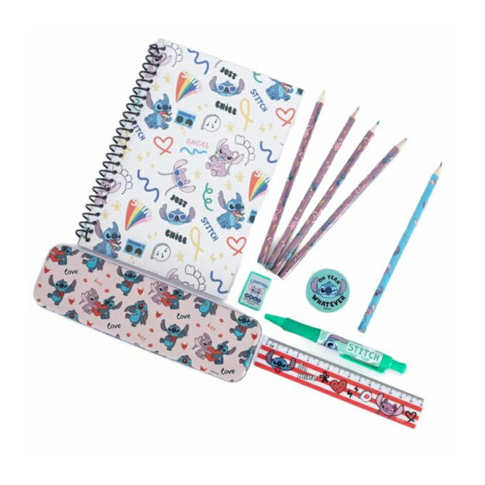 (リロ・アンド・スティッチ) Lilo & Stitch オフィシャル商品 You're My Fave 文房具 ステーショナリー セット 【海外通販】画像
