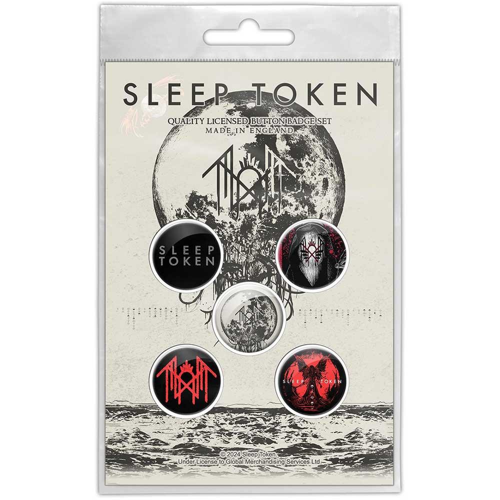 (スリープ・トークン) Sleep Token オフィシャル商品 Take Me Back To Eden バッジ セット (5個組) 【海外通販】画像
