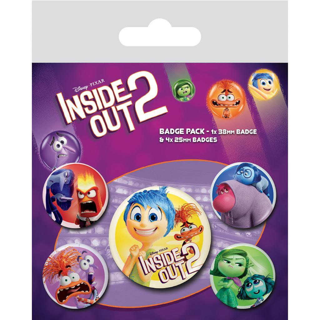 (インサイド・ヘッド2) Inside Out 2 オフィシャル商品 Emotional Duos バッジ セット (5個組) 【海外通販】画像