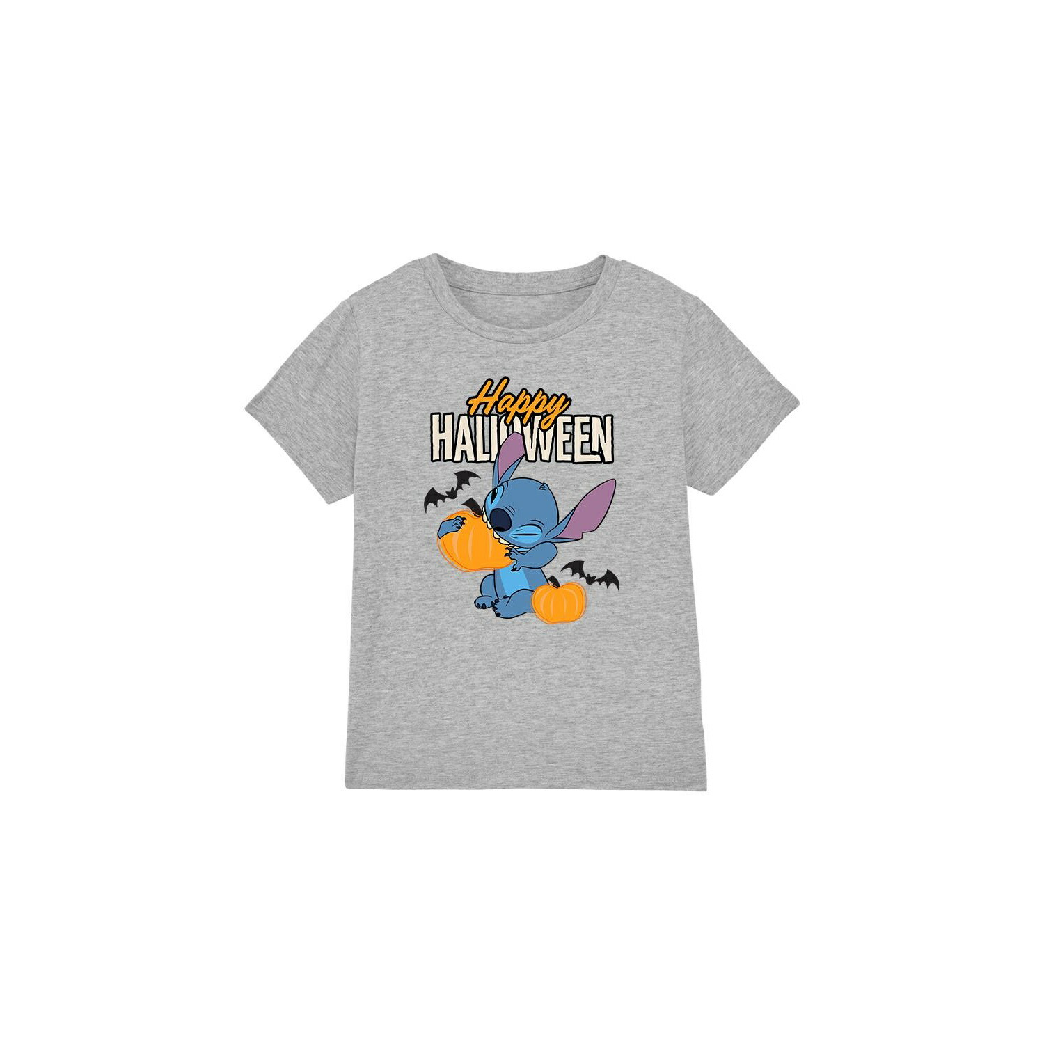 (リロ・アンド・スティッチ) Lilo & Stitch オフィシャル商品 キッズ・子供 Happy Halloween Tシャツ 半袖 トップス 【海外通販】画像