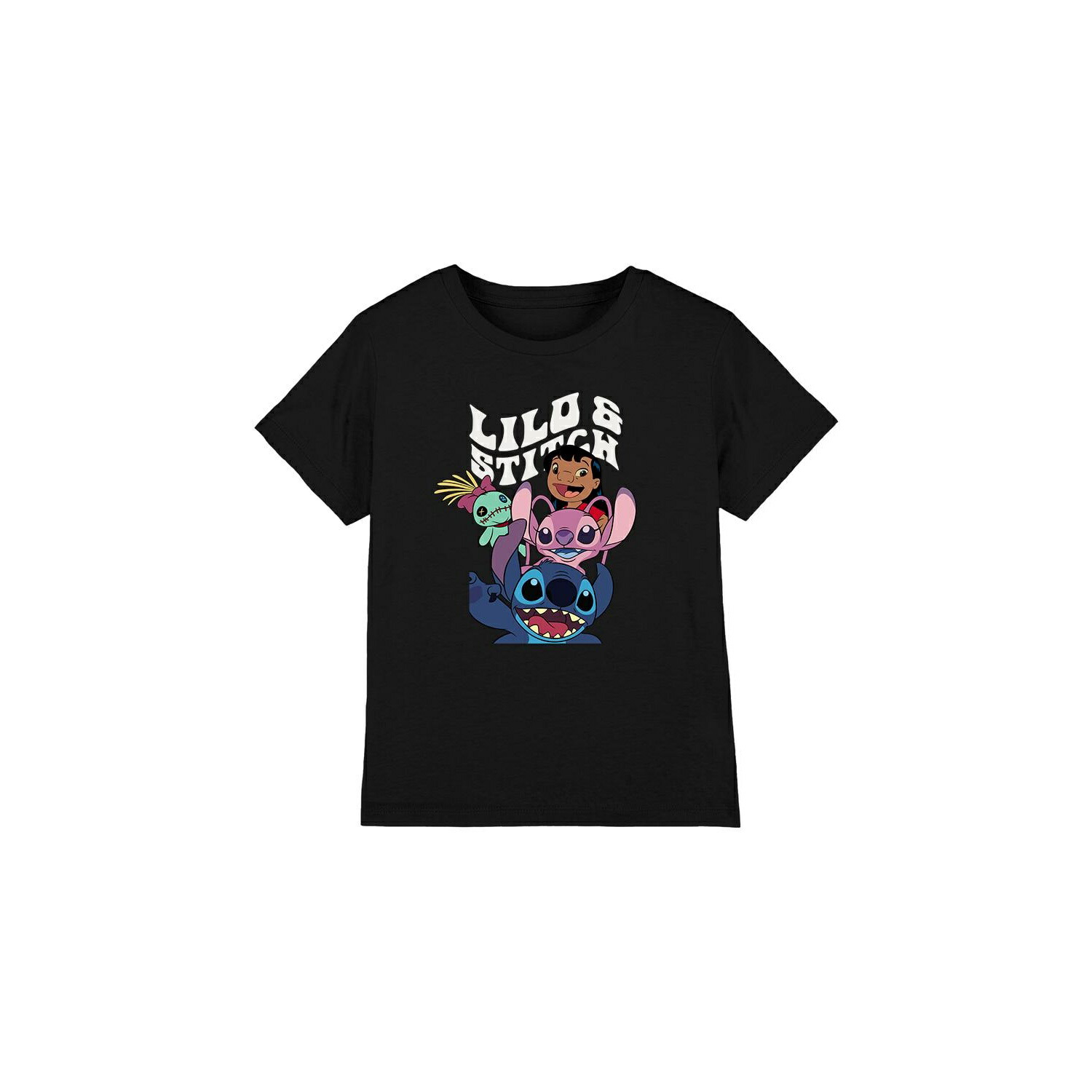 (リロ・アンド・スティッチ) Lilo & Stitch オフィシャル商品 キッズ・子供 キャラクター モンタージュ Tシャツ 半袖 トップス 【海外通販】画像