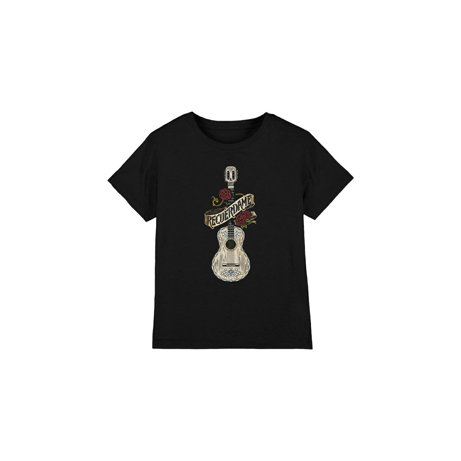 (リメンバー・ミー) Coco オフィシャル商品 キッズ・子供 Recuerdame Tシャツ Famous Guitar エルネスト 半袖 トップス 【海外通販】画像