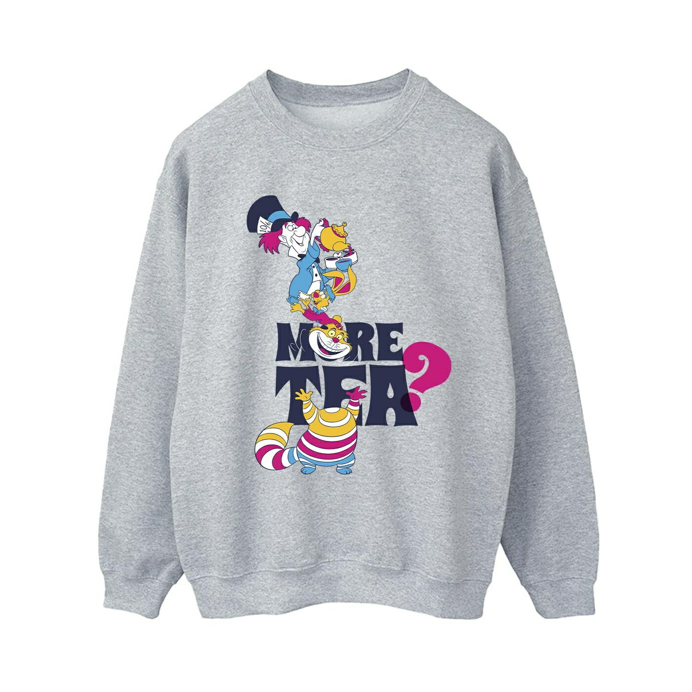 (ディズニー) Disney オフィシャル商品 レディース 不思議の国のアリス トレーナー More Tea 長袖 トップス 【海外通販】画像