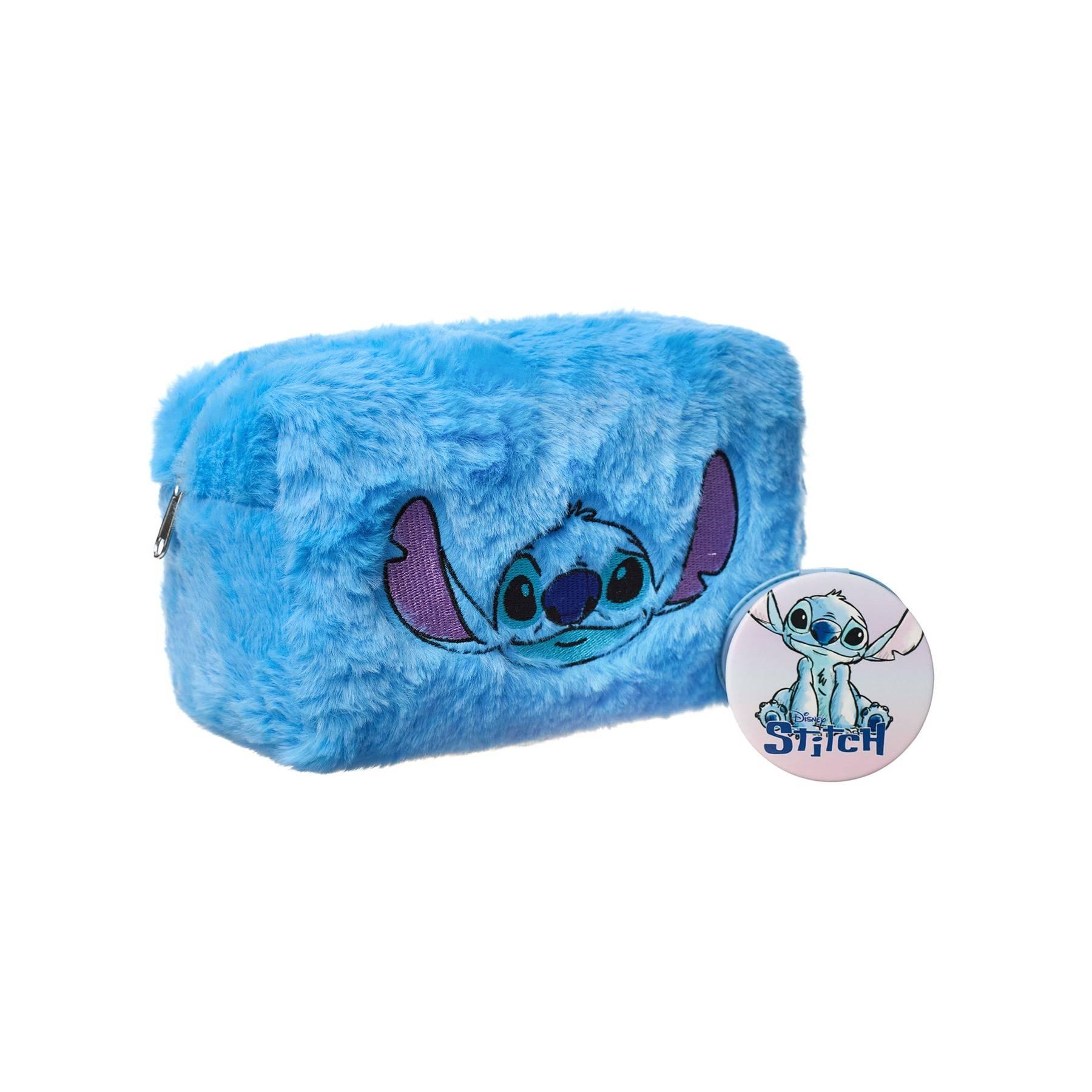 (リロ・アンド・スティッチ) Lilo & Stitch オフィシャル商品 キャラクター トイレタリーバッグ メーキャップバッグ ミラー付き ポーチ 小物入れ 【海外通販】画像