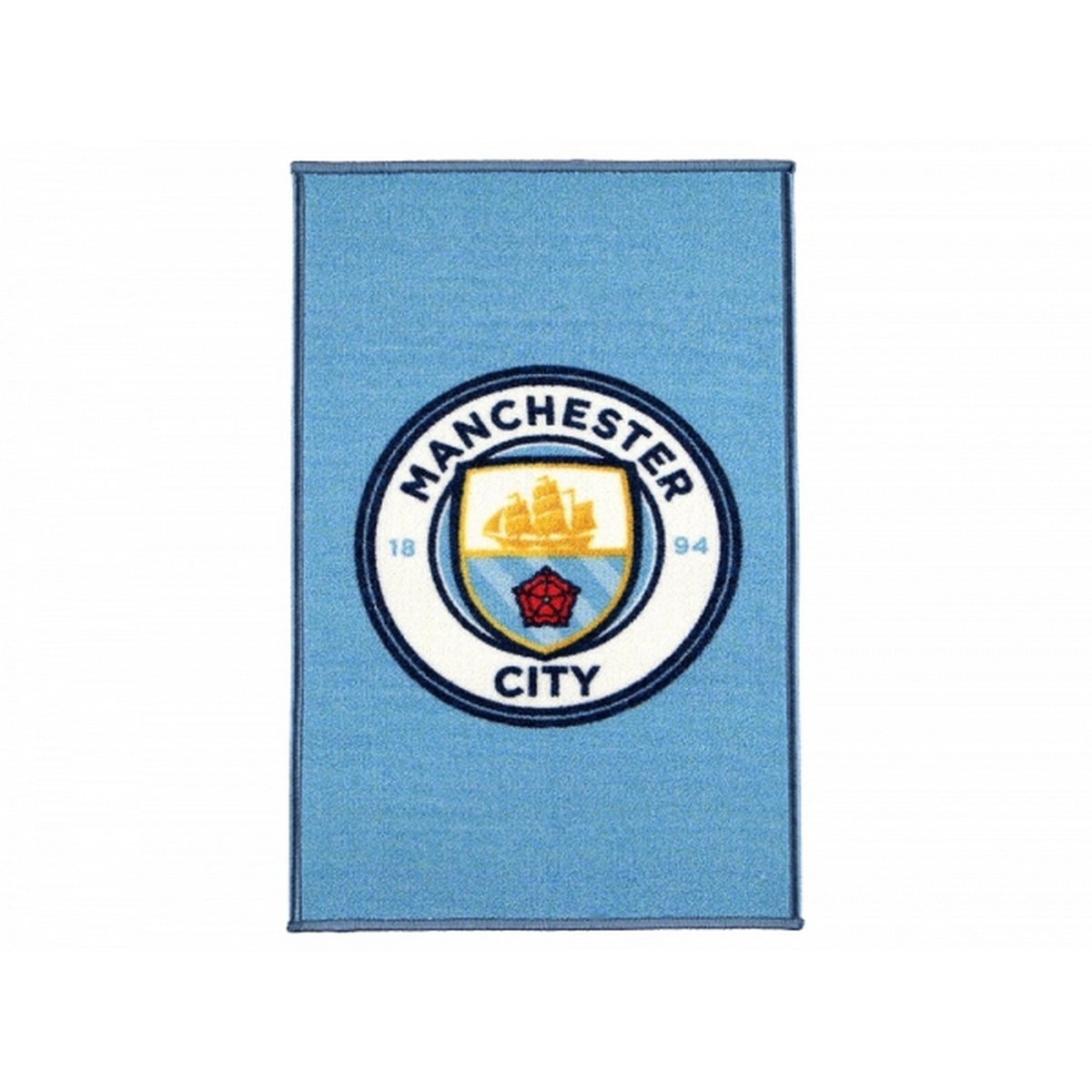 楽天市場 マンチェスター シティ フットボールクラブ Manchester City Fc オフィシャル商品 ロゴ入り ラグ マット 楽天海外直送 Pertemba Japan
