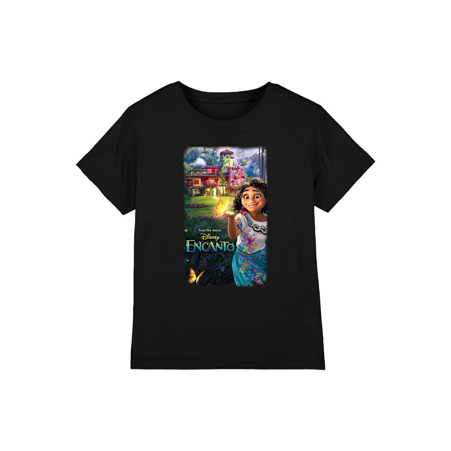 (ミラベルと魔法だらけの家) Encanto オフィシャル商品 キッズ・子供 映画ポスター Tシャツ 半袖 トップス 【海外通販】画像