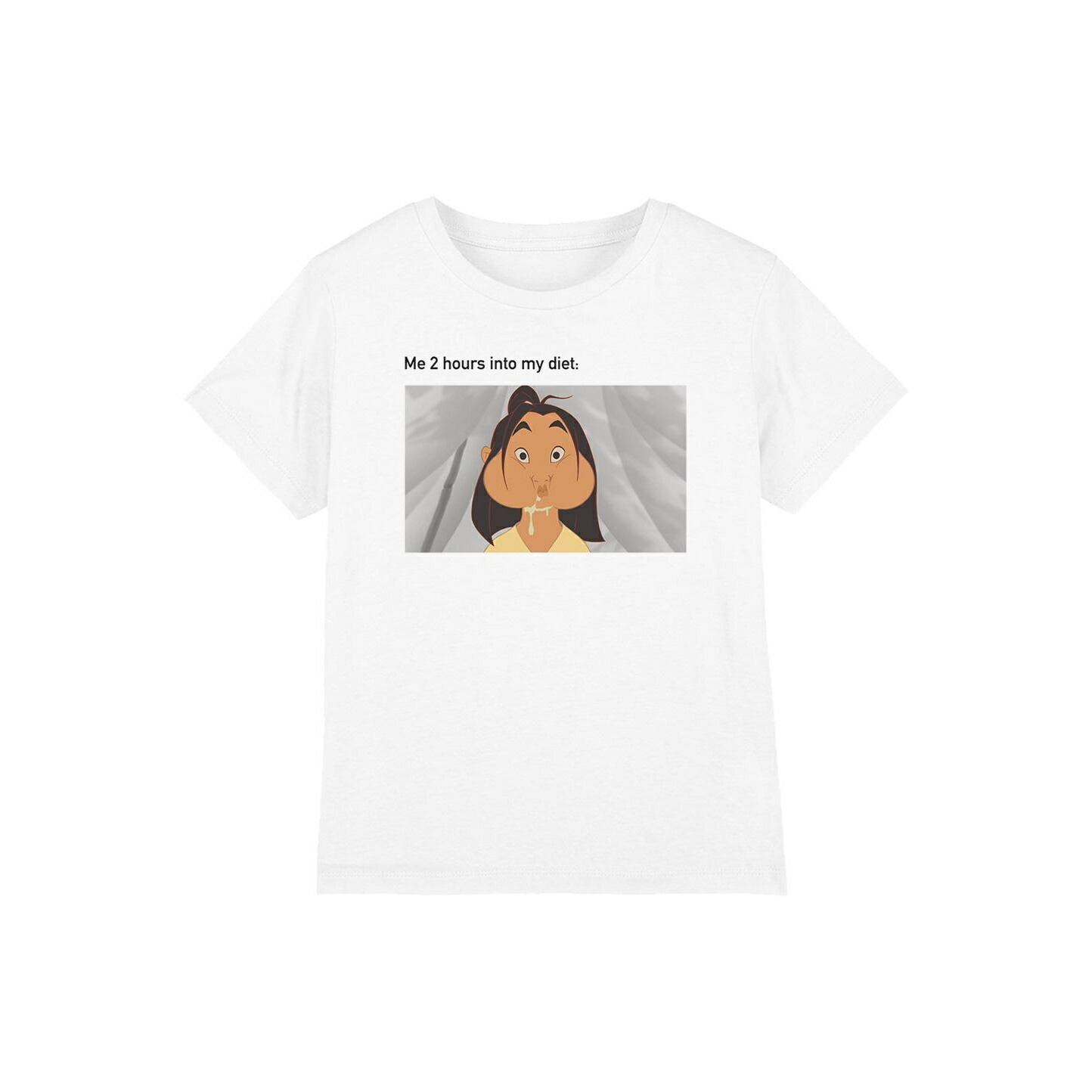 (ムーラン) Mulan オフィシャル商品 キッズ・子供 Diet Fail Meme Tシャツ 半袖 トップス 【海外通販】画像