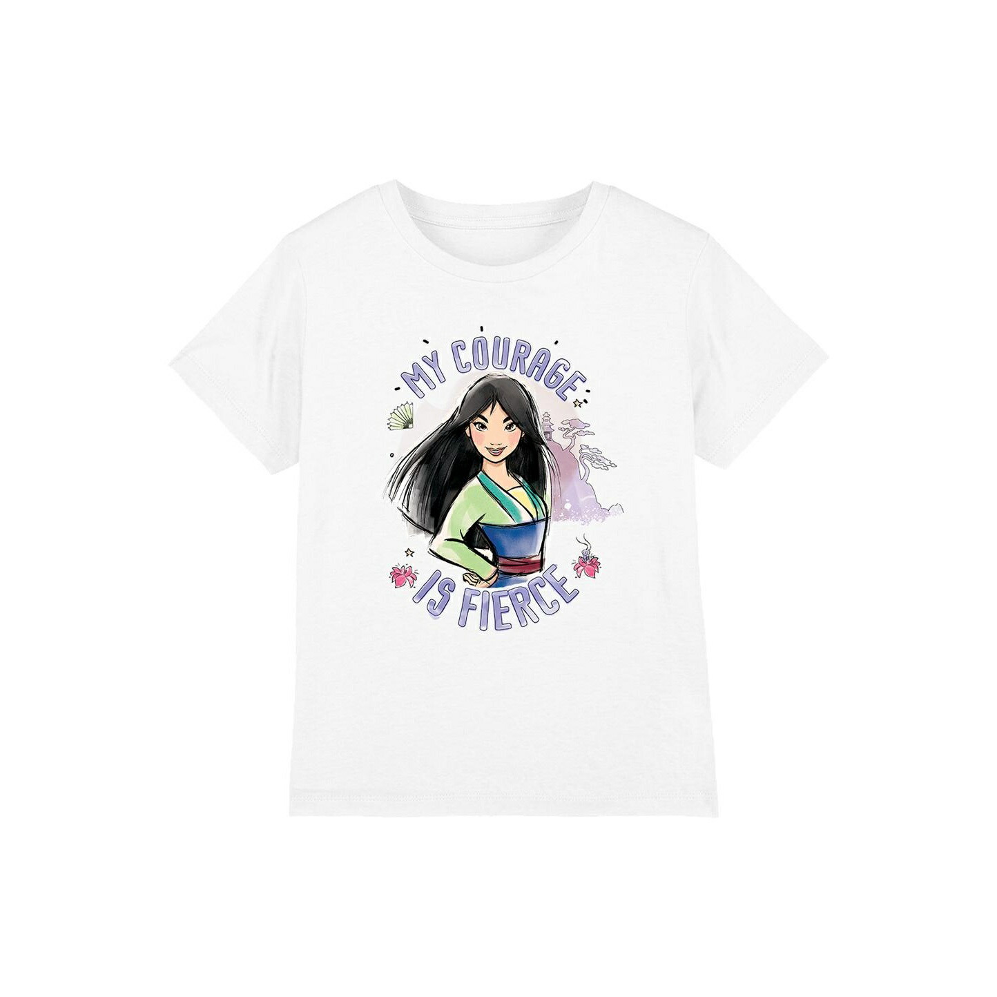 (ムーラン) Mulan オフィシャル商品 キッズ・子供 My Courage Is Fierce Tシャツ 半袖 トップス 【海外通販】画像