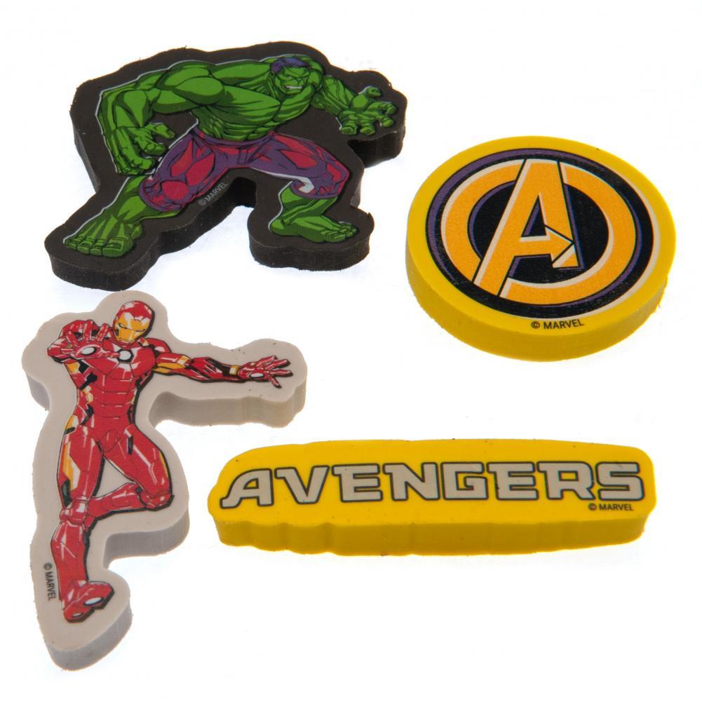 マーベルアベンジャーズ Marvel Avengers オフィシャル商品 消しゴムセット 文房具 4個組 世界的に