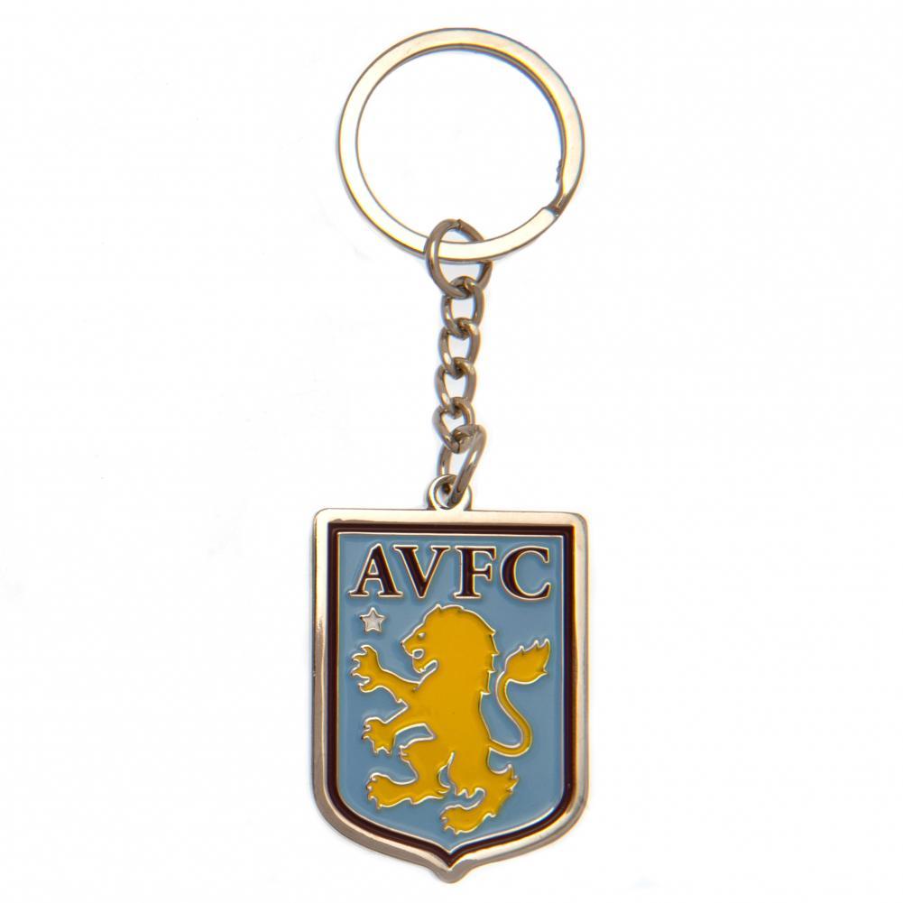 超人気の アストン ヴィラ フットボールクラブ Aston Villa Fc オフィシャル商品 クレスト キーリング キーホルダー Www