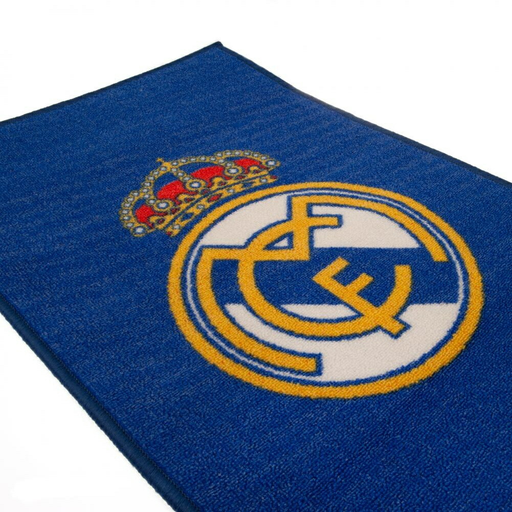 楽天市場 レアル マドリード フットボールクラブ Real Madrid Cf オフィシャル商品 ロゴ入り ラグ フロアマット 楽天海外直送 Pertemba Japan