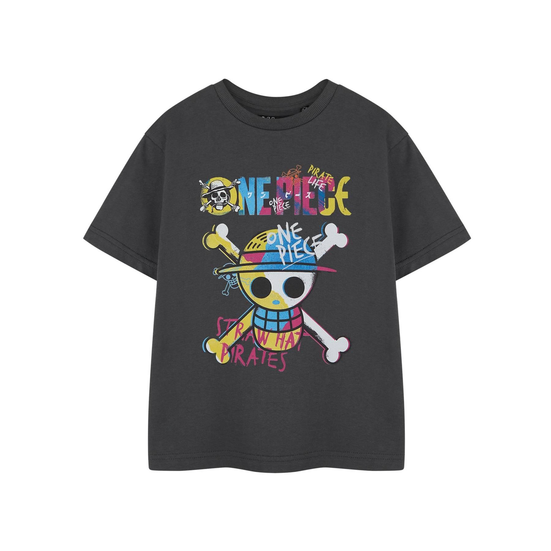 (ワンピース) One Piece オフィシャル商品 キッズ・子供 ボーイズ Tシャツ 麦わらの一味 半袖 トップス 【海外通販】画像