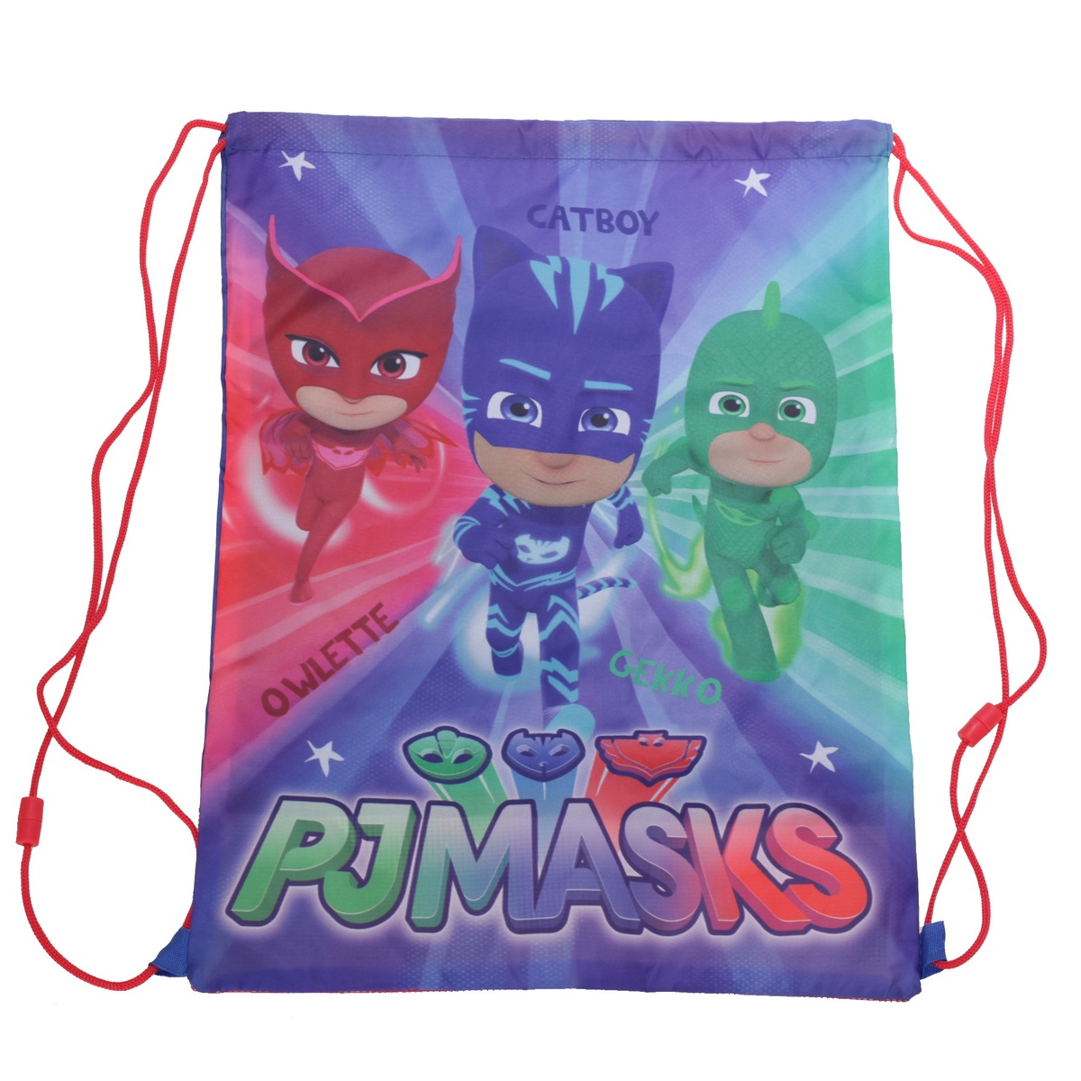 楽天市場 しゅつどう パジャマスク Pj Masks オフィシャル商品 子供用 キャラクター ナップサック 巾着 リュック 楽天海外直送 Pertemba Japan