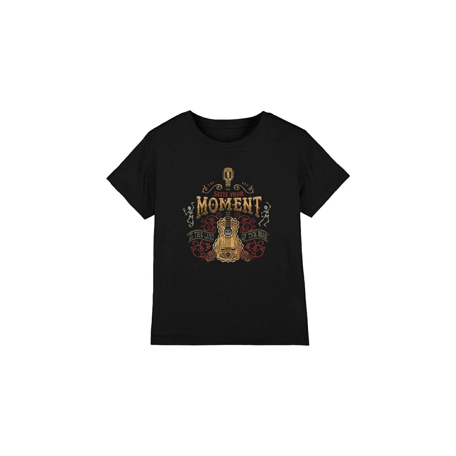 (リメンバー・ミー) Coco オフィシャル商品 キッズ・子供 Seize Your Moment In The Land Of The Dead Tシャツ 半袖 トップス 【海外通販】画像