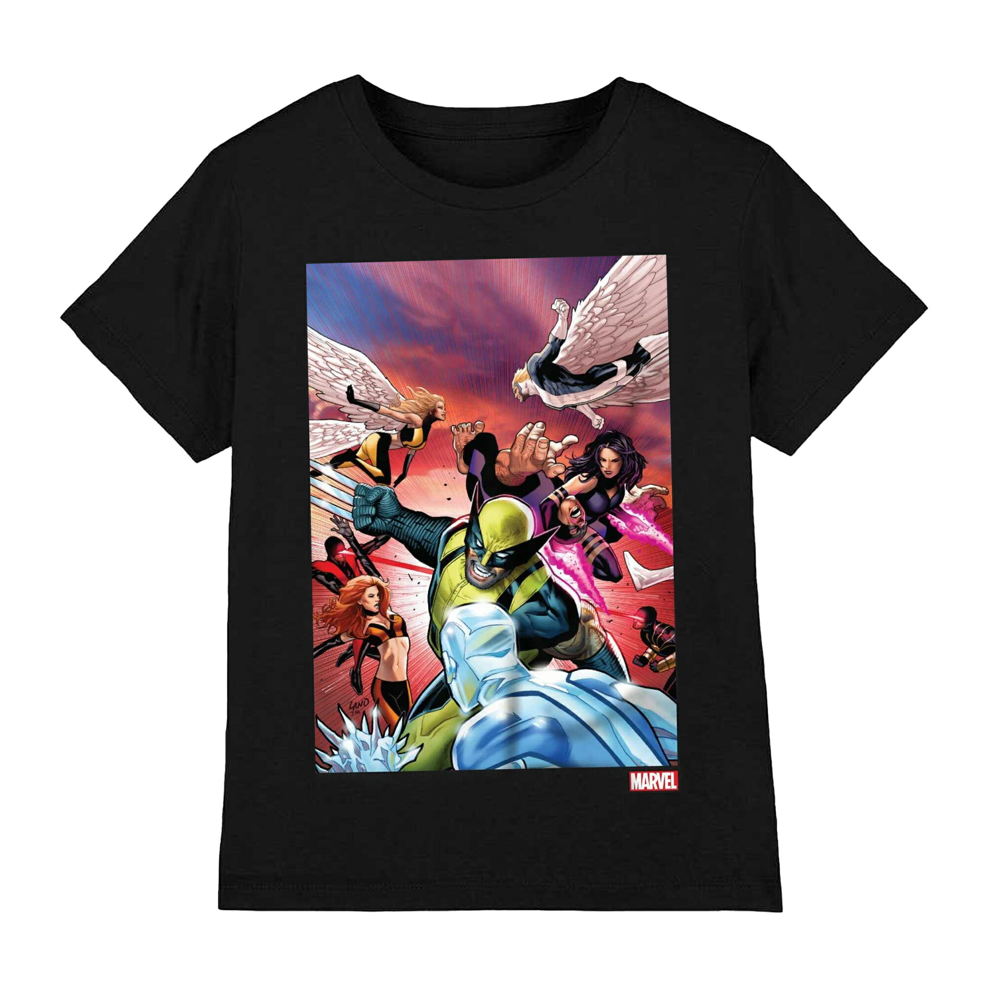 (マーベル) Marvel オフィシャル商品 キッズ・子供 X-Men Tシャツ Team Defend 半袖 トップス 【海外通販】画像