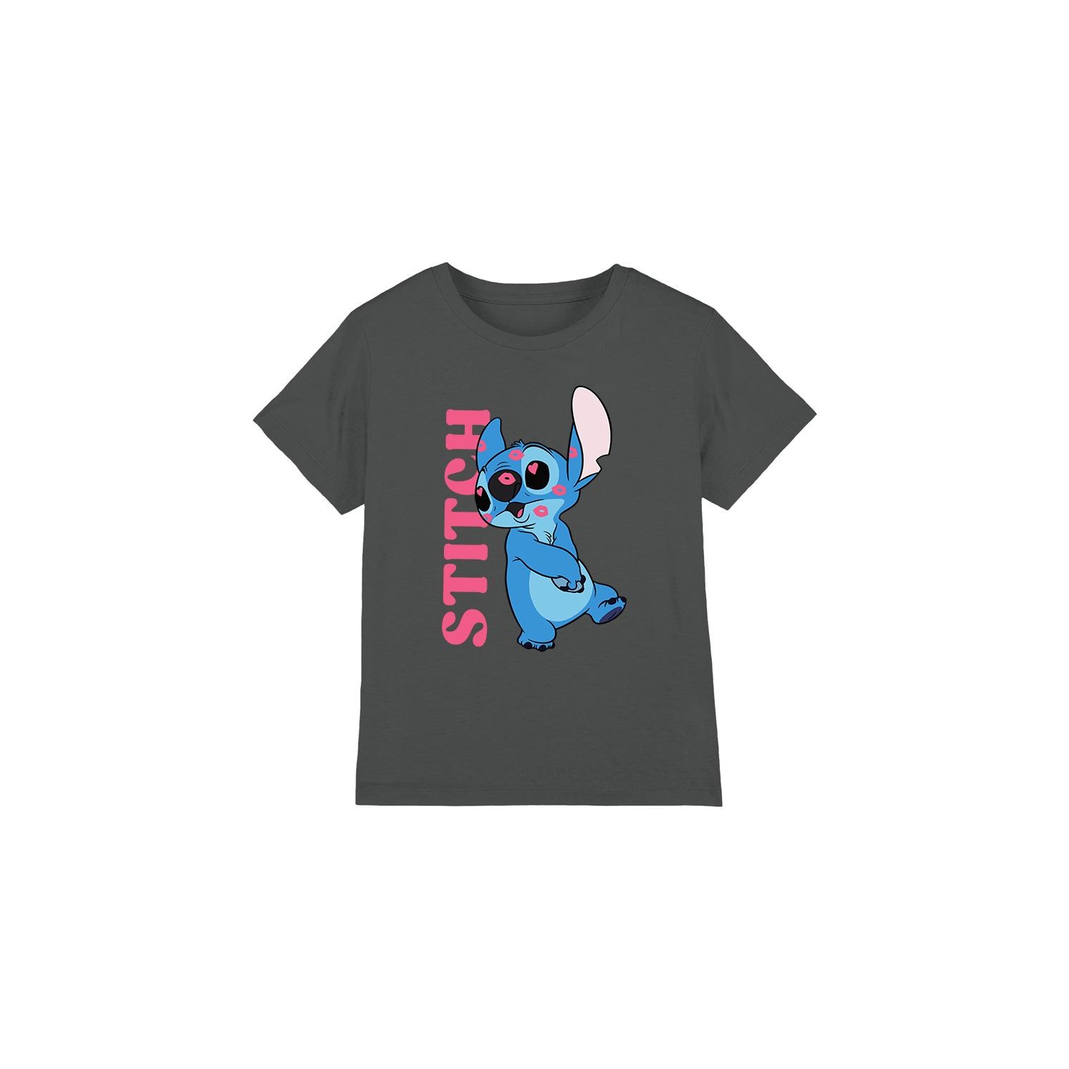 (リロ・アンド・スティッチ) Lilo & Stitch オフィシャル商品 キッズ・子供 Covered In Kisses Tシャツ 半袖 トップス 【海外通販】画像