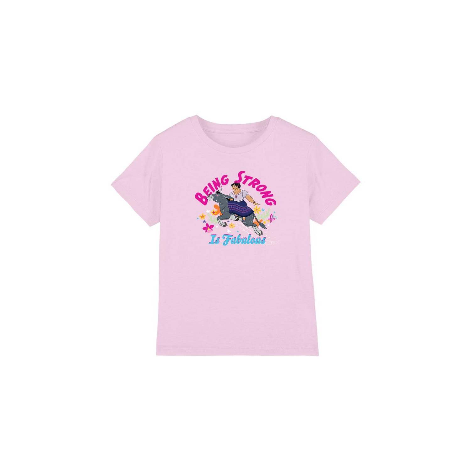 (ミラベルと魔法だらけの家) Encanto オフィシャル商品 キッズ・子供 Bring Strong Is Fabulous Tシャツ ルイーザ 半袖 トップス 【海外通販】画像